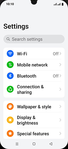 Step 3: Tap on Mobile network.