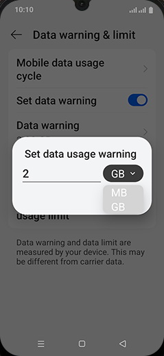 Step 13: Tap on desired Option.