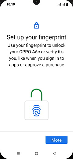 Step 12: Tap on More.