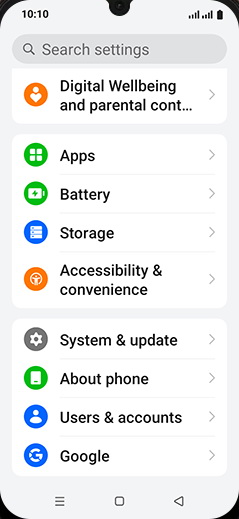 Step 3: Tap on Accessibility & convenience.