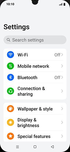 Step 3: Tap on Mobile network.