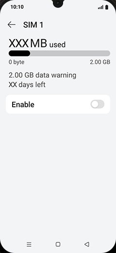 Step 5: Tap on Enable to turn ON.