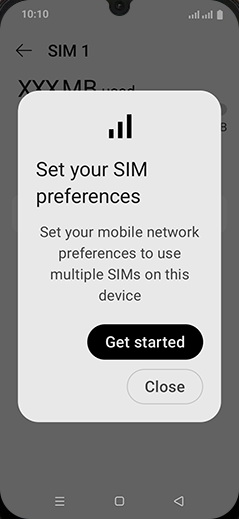 Step 6: Tap on Get started.