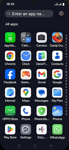 Step 2: Tap on WhatsApp icon.