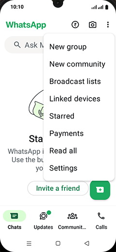 Step 4: Tap on Settings.