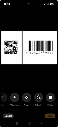 Step 8: Tap on Pixelate.