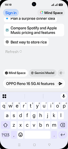 Step 11: Type anything you want ask.