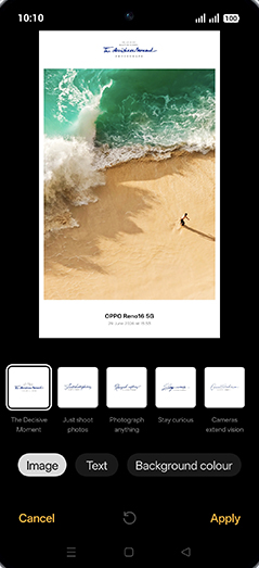 Step 8: Tap on Text.
