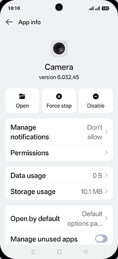 Step 8: Tap on Permissions.