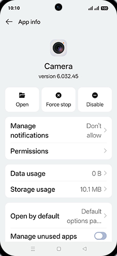 Step 8: Tap on Storage usage.