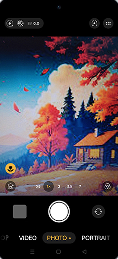 Step 3: Swipe left option bar for MORE tab.