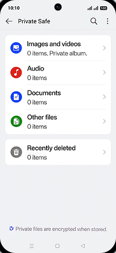 Step 6: Tap on Images and videos.