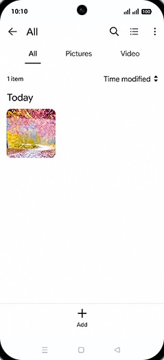 Step 8: Tap and hold on desired Image.