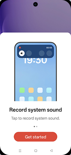 Step 3: Tap on Get started.