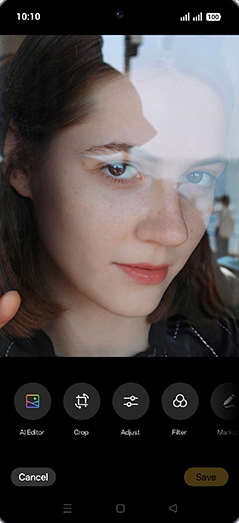 Step 7: Tap on AI Editor.