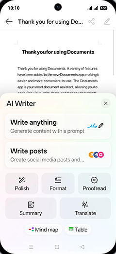 Step 6: Tap on Summary.