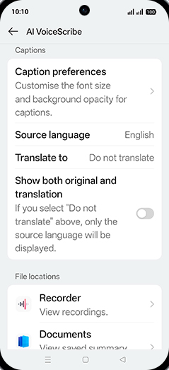 Step 5: Tap on Show both original and translation to turn ON.
