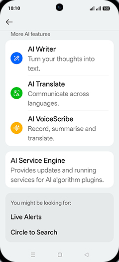 Step 4: Tap on AI Translate.