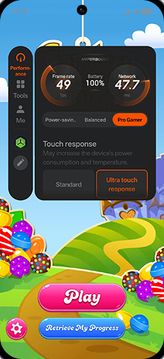 Step 6: Swipe Up for more boost option.