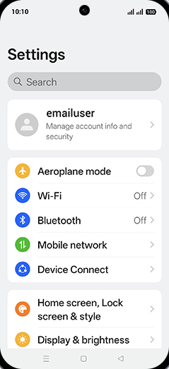 Step 3: Tap on Mobile network.