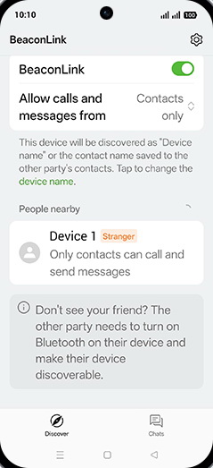 Step 8: Tap on desired device.