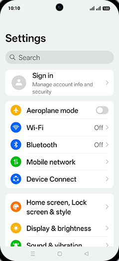 Step 3: Tap on Home screen, Lock screen & style.