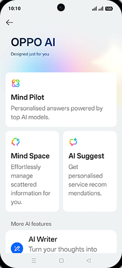Step 4: Tap on Mind Space.