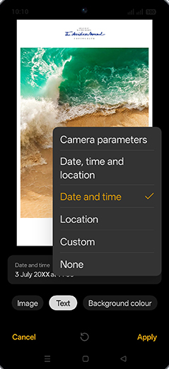 Step 10: Tap on Date and time or None.