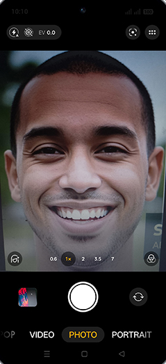 Step 3: Tap on PORTRAIT tab.