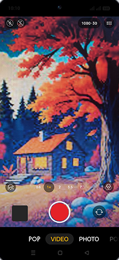 Step 4: Tap on Record icon.