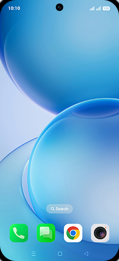 Step 1: Swipe Up.