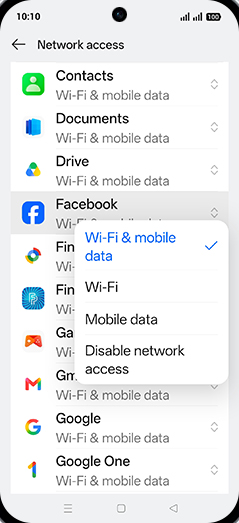 Step 7: Tap on desired option.