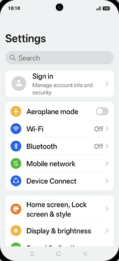 Step 3: Tap on Mobile network.